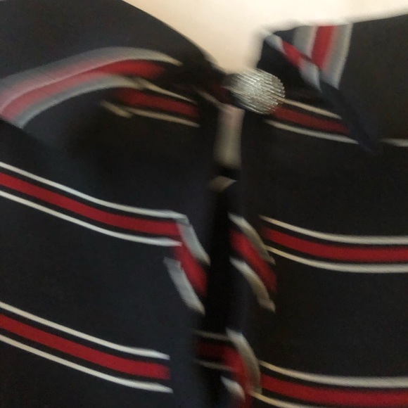 Sleeveless red white and blue blouse - Picture 3 of 8